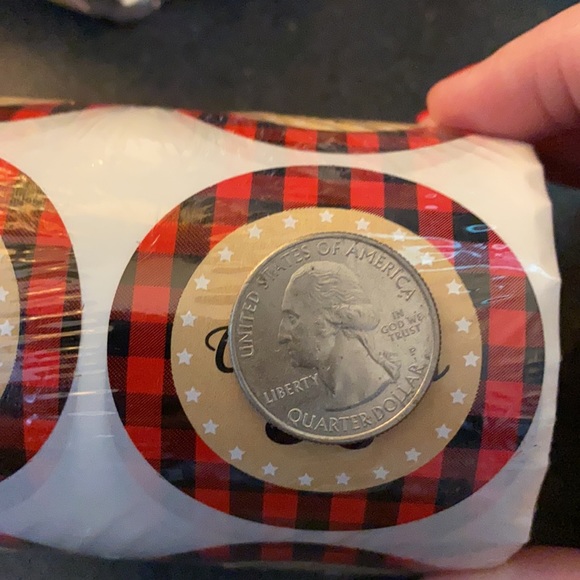 100 X large 2” Christmas stickers - Picture 3 of 3